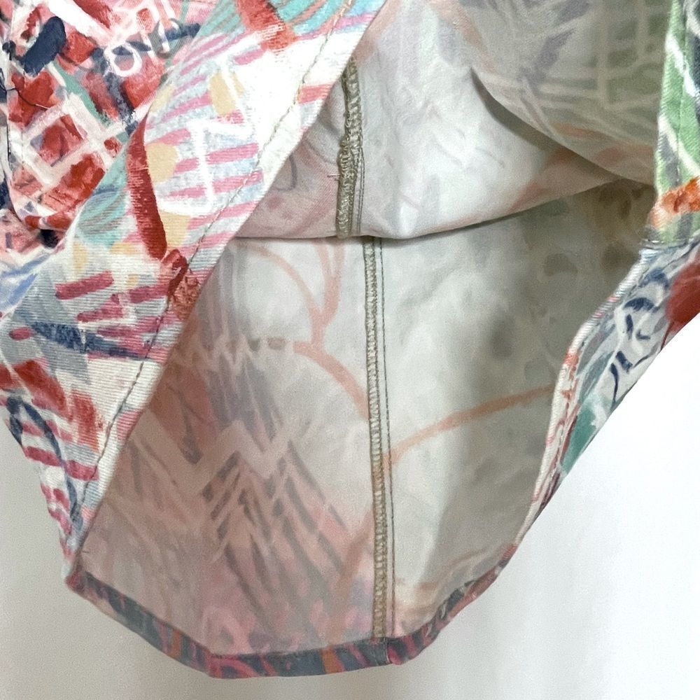 Anthropologie hand painted denim skirt 27 - Picture 7 of 8